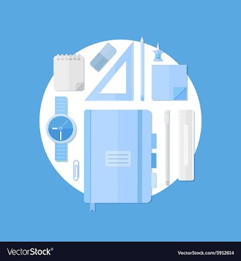 School education items vector image