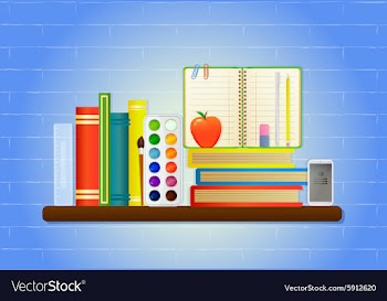 School education items vector image