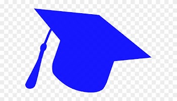 School Graduation Clip Art - Royal Blue Graduation Cap