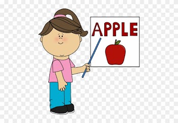 School Kids Clip Art - Word Wall Clip Art