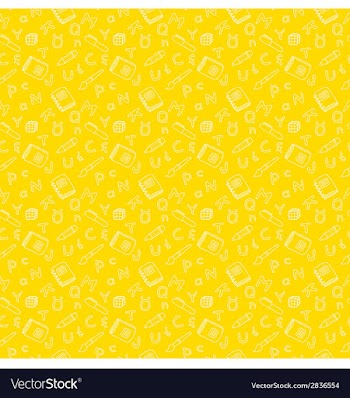 School seamless pattern vector image