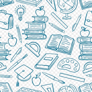 School supplies Learning Illustration - Learning Graffiti vector material 