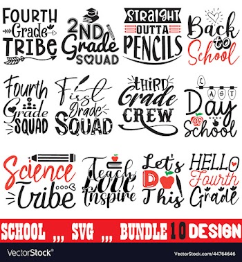 school svg bundle