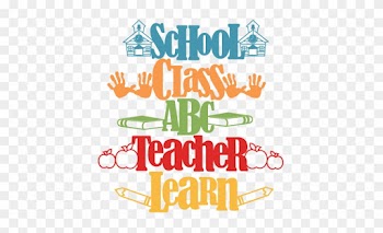 School Word Titles Svg Scrapbook Title School Svg Cut - Scrapbook Word