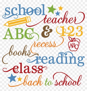 School Words Set Svg Files For Scrapbooking School - School Svg Files