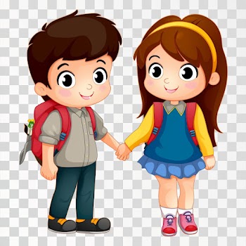 Schoolmates PNG transparent background