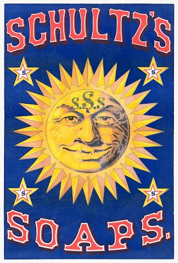Schultz's soaps (1890) vintage sun | Free Photo Illustration - rawpixel