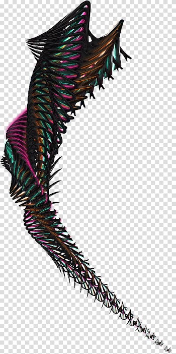 Sci Fi Renders Lighting , multicolored abstract wings transparent background PNG clipart