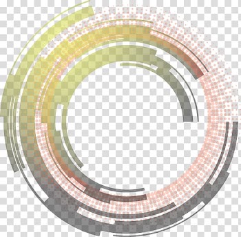Science and technology Abstract circle, gray and red graphic frame illustration transparent background PNG clipart