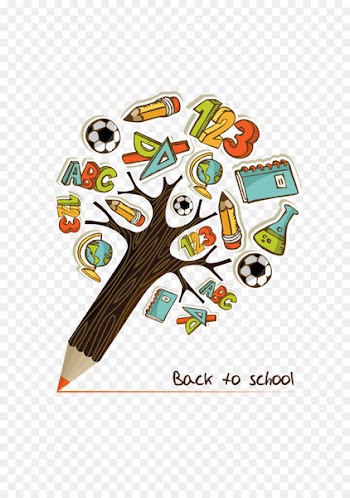 Science education Creativity - Vector pencil tree 