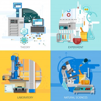 Science equipment card set