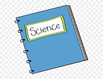 Science Notebook Clip Art - Science Book Clipart
