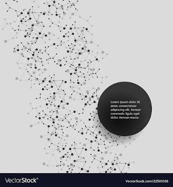 Science template wallpaper or banner with a dna vector image