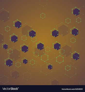 Science template wallpaper or banner with a dna vector image