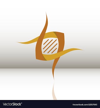 Science template wallpaper or banner with a dna vector image