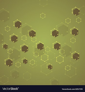 Science template wallpaper or banner with a dna vector image