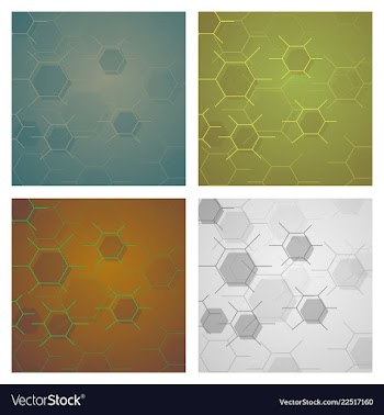 Science template wallpaper or banner with a dna vector image