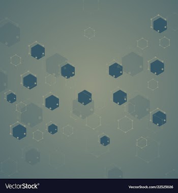 Science template wallpaper or banner with a dna vector image