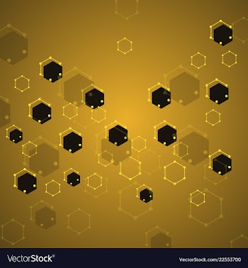 Science template wallpaper or banner with a dna vector image