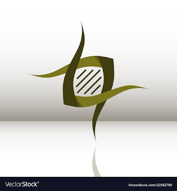 Science template wallpaper or banner with a dna vector image