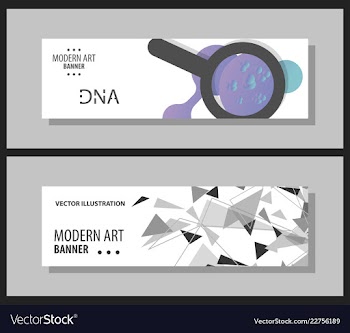 Scientific brochure design template flyer layout vector image
