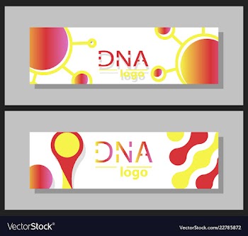 Scientific brochure design template flyer layout vector image
