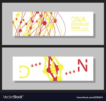 Scientific brochure design template flyer layout vector image