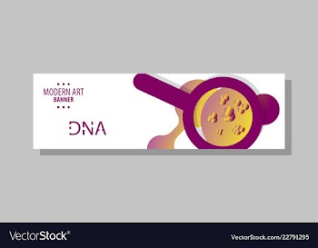 Scientific brochure design template flyer layout vector image