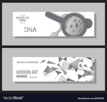 Scientific brochure design template flyer layout vector image