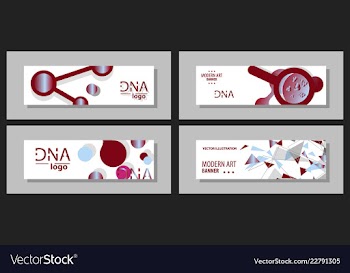 Scientific brochure design template flyer layout vector image