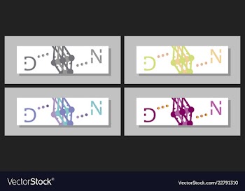 Scientific brochure design template flyer layout vector image