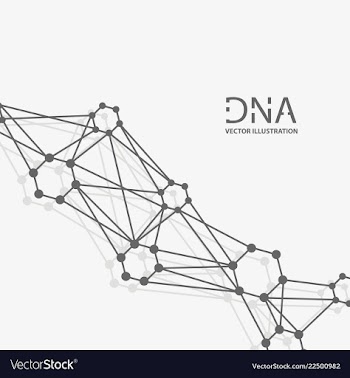 Scientific genetic engineering and biotechnology vector image