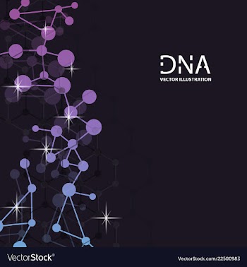 Scientific genetic engineering and biotechnology vector image