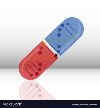 Scientific genetic engineering and biotechnology vector image