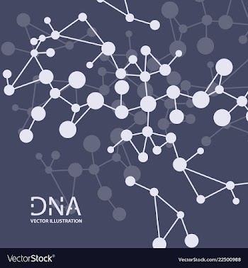 Scientific genetic engineering and biotechnology vector image