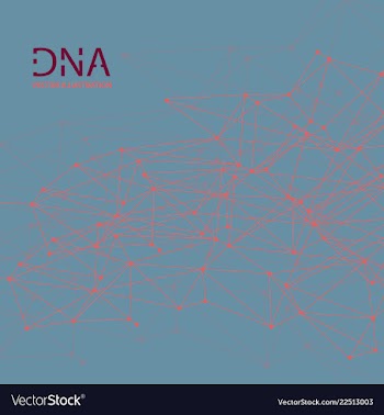 Scientific genetic engineering and biotechnology vector image