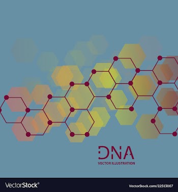 Scientific genetic engineering and biotechnology vector image