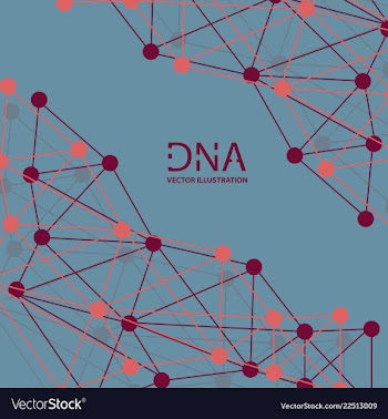 Scientific genetic engineering and biotechnology vector image