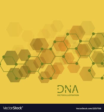 Scientific genetic engineering and biotechnology vector image