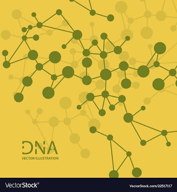 Scientific genetic engineering and biotechnology vector image