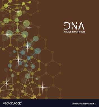 Scientific genetic engineering and biotechnology vector image
