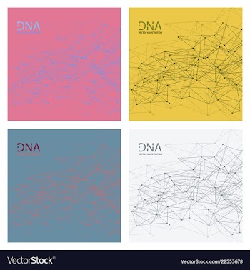 Scientific genetic engineering and biotechnology vector image