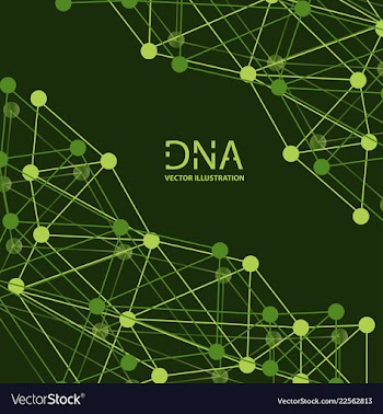 Scientific genetic engineering and biotechnology vector image