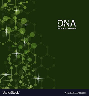 Scientific genetic engineering and biotechnology vector image