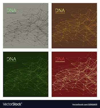 Scientific genetic engineering and biotechnology vector image