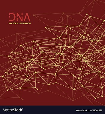 Scientific genetic engineering and biotechnology vector image