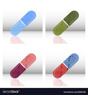Scientific genetic engineering and biotechnology vector image