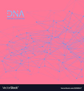 Scientific genetic engineering and biotechnology vector image