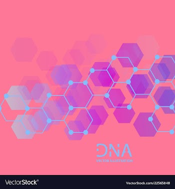 Scientific genetic engineering and biotechnology vector image