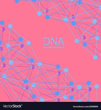 Scientific genetic engineering and biotechnology vector image